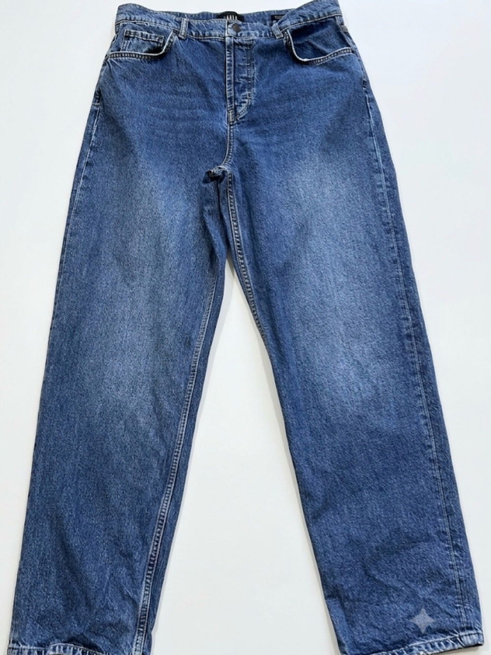 Rails The Speedway 90s Boyfriend Jeans Blue Button Fly Lyocell Blend Sz 30